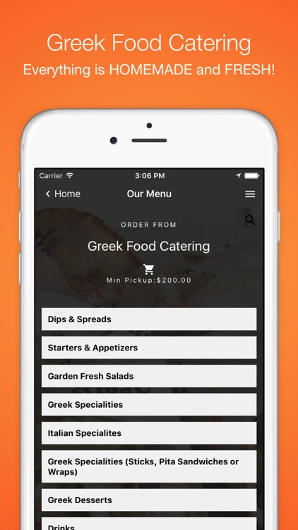 Greek Food Catering