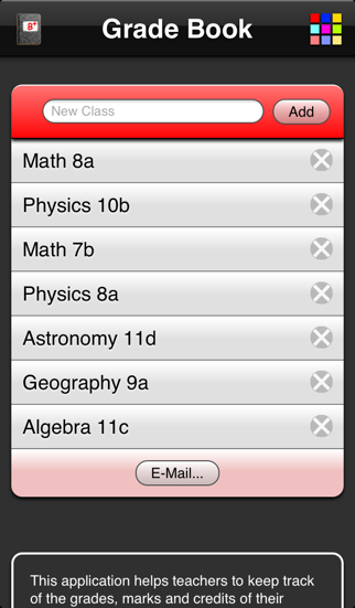 Screenshot #1 pour Carnet de classe