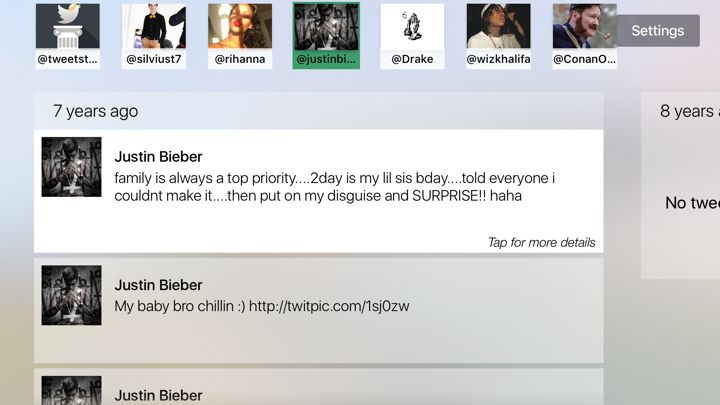 Screenshot #2 pour TweetStory - Old tweets client for Twitter