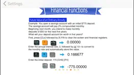 12c calculator financial rpn - cash flow analysis iphone screenshot 2