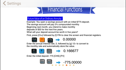 12C Calculator Financial RPN - Cash Flow Analysis Screenshot