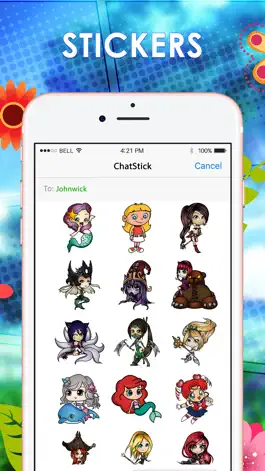 Game screenshot Anime Girls Emoji Chibi Stickers for iMessage mod apk