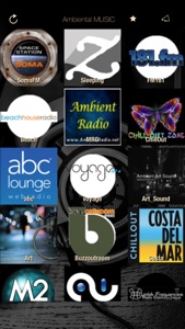 Ambiental and ChillOut Music Radio ONLINE screenshot #1 for iPhone