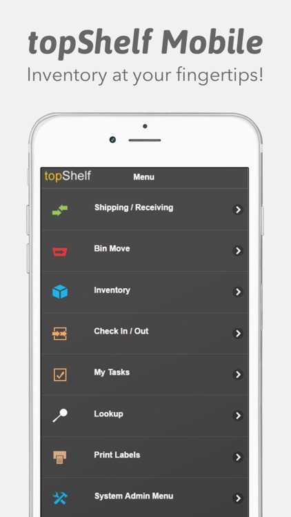 topShelf Mobile Inventory