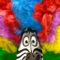 The Zoosters of Madagascar 3 invite you to join the afro circus with a virtual rainbow wig