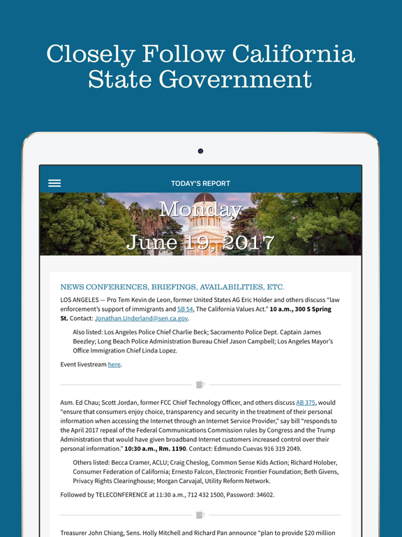 Screenshot #4 pour The Capitol Morning Report