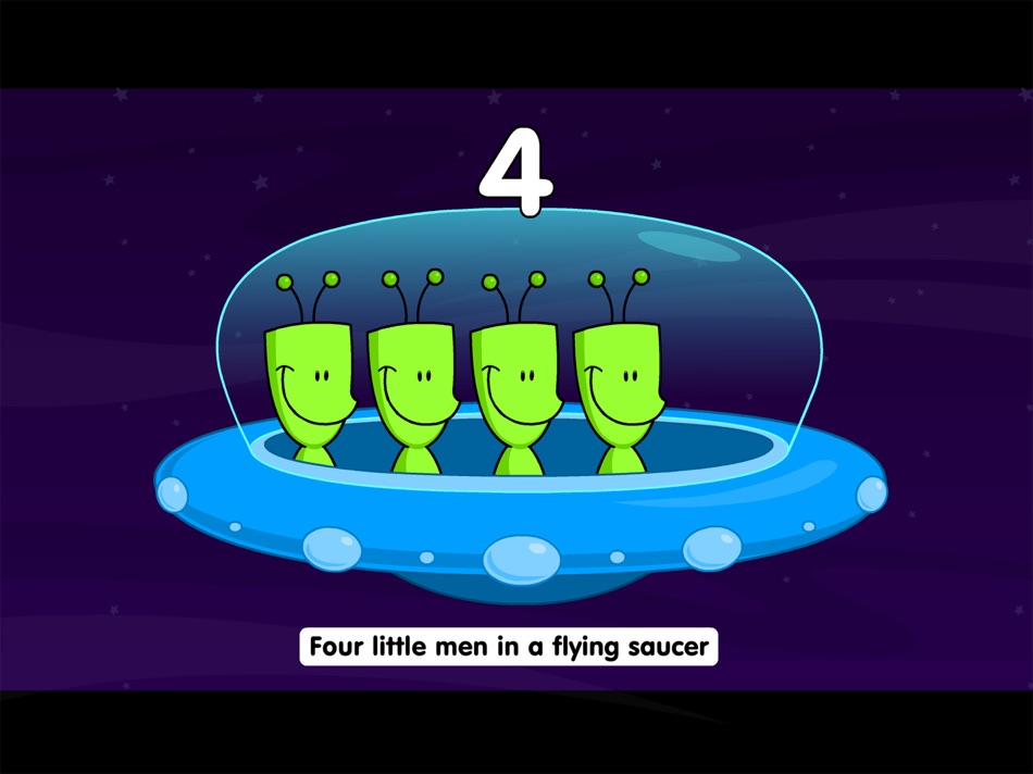 #3. Five Little Aliens (iOS) Podle: Inclusive Technology Ltd