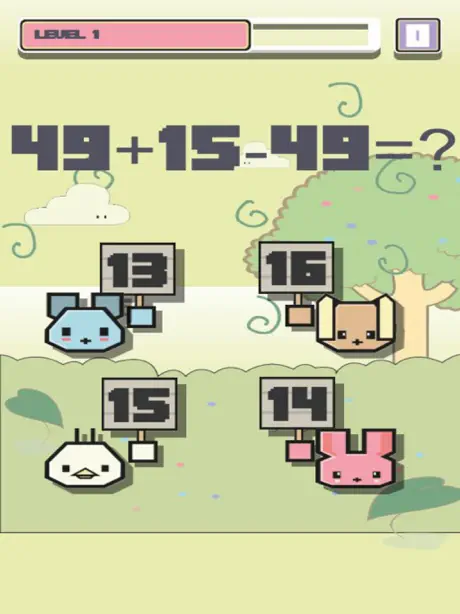 Math Zoo Puzzle - Arithmetic Training Game