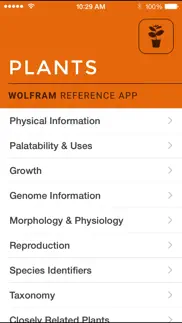 wolfram plants reference app iphone screenshot 1