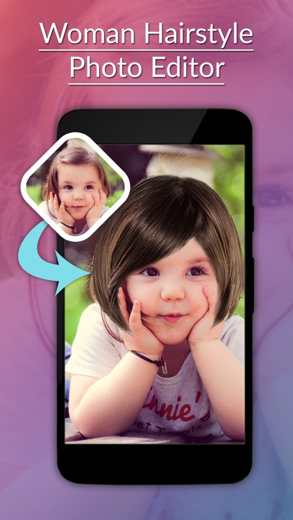 Woman Hairstyle Photo Editor - Hairstyle Stickers
