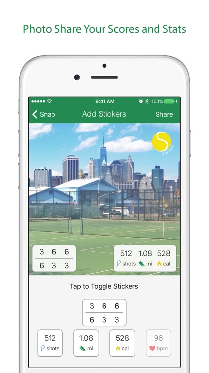 Swing Tennis Score Tracker Tennis Activity Tracker