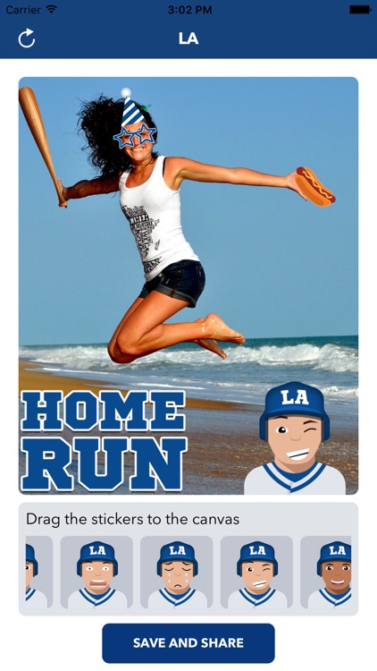 Los Angeles D Baseball Stickers & Emojis