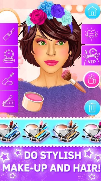 Princess Makeup and Hair Salon. Games for girls