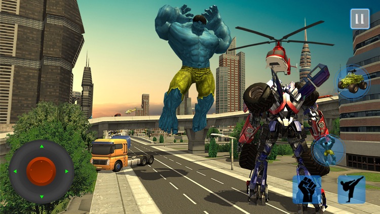 Monster Superhero City Battle