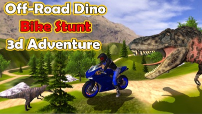 Off-road Dino Bike Stunt Adventure 3d app screenshot