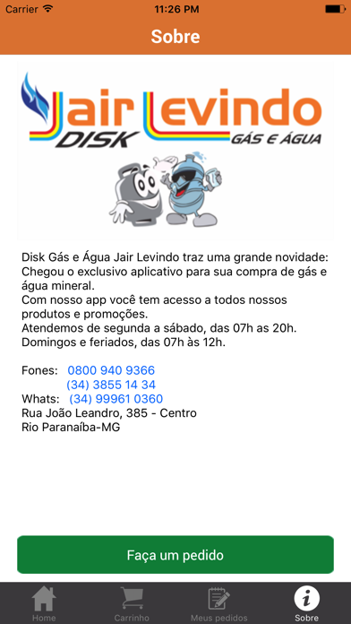 How to cancel & delete Disk Gás e Água Mineral Jair Levindo from iphone & ipad 3