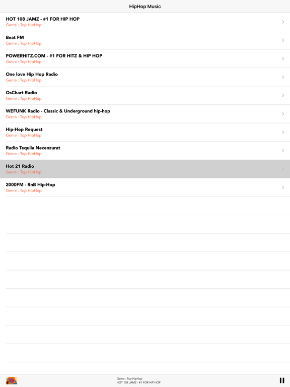 Screenshot #5 pour Hip Hop Radio Stations - BEST HIPHOP RAP R&B MUSIC