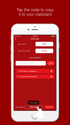 LoveNote - The True Love App(圖4)-速報App