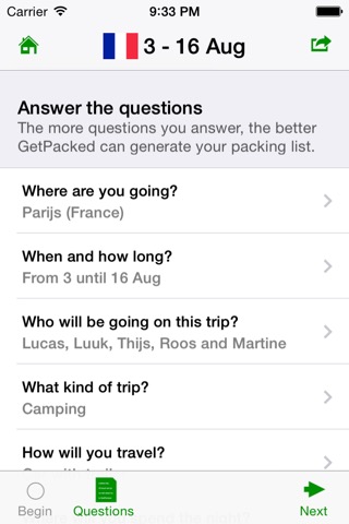 GetPacked: packing listのおすすめ画像1