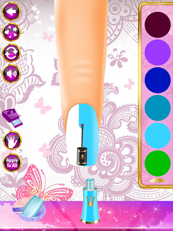 Screenshot #4 pour Princess Nail Spa - Girls Salon and Makeover Games