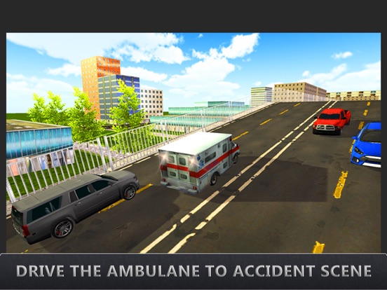 Screenshot #5 pour Voiture de secours en ambulance réelle - jeu de co