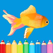 Food & Animal colouring pages :Easy colouring book
