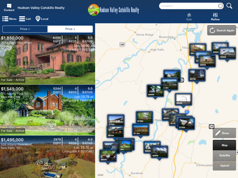 Hudson Valley Catskills Homes for iPad screenshot 2