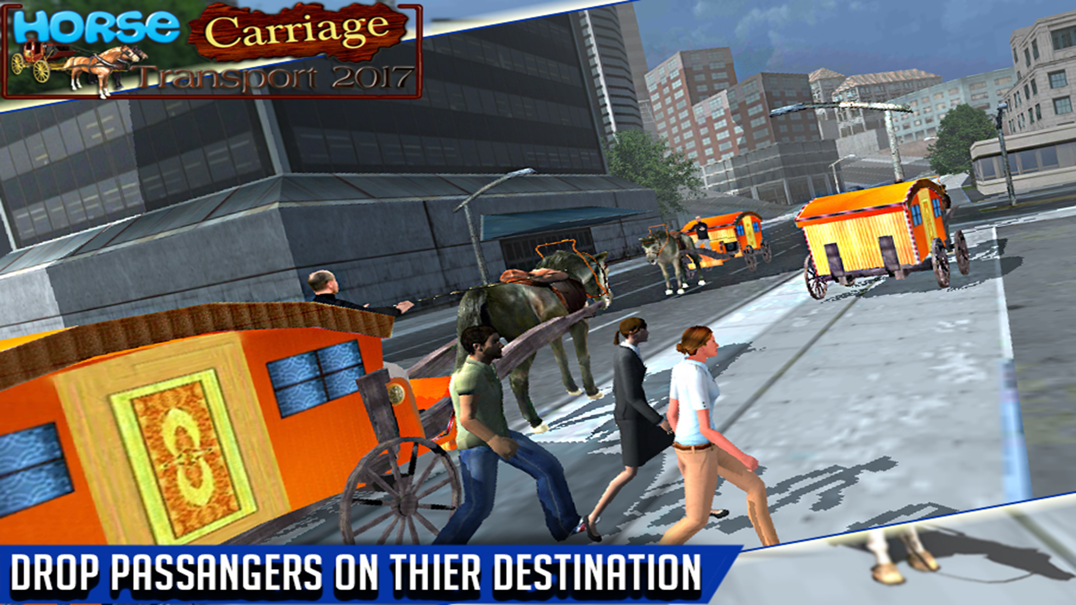 Horse Carriage Transport 3d screenshot 4