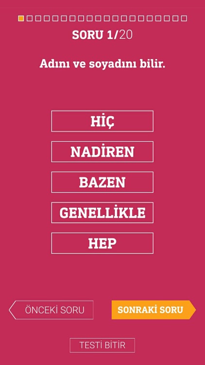 Okul Olgunluğu Testi