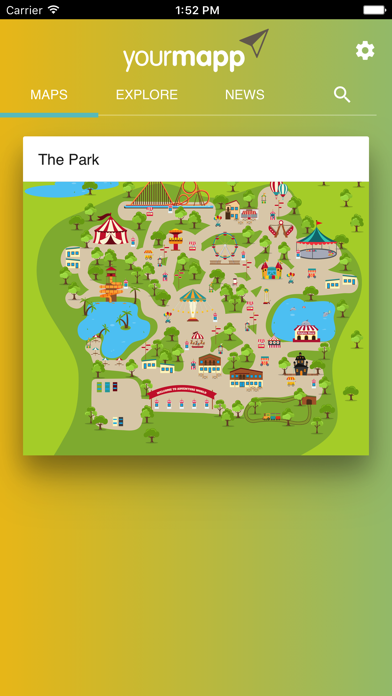 Screenshot #1 pour Theme Park by YourMapp