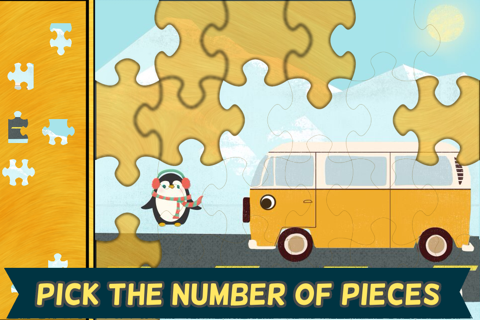 Car Games for Kids- Fun Cartoon Jigsaw Puzzles HD - náhled