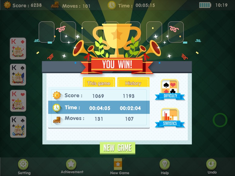 【图】纸牌接龙:经典扑克小游戏(截图3) 【图】纸牌接龙:经典扑克小游戏(截图3)