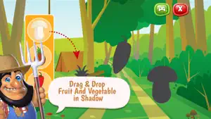 Fruits And Vegetable Vocabulary Puzzle Games screenshot #2 for iPhone