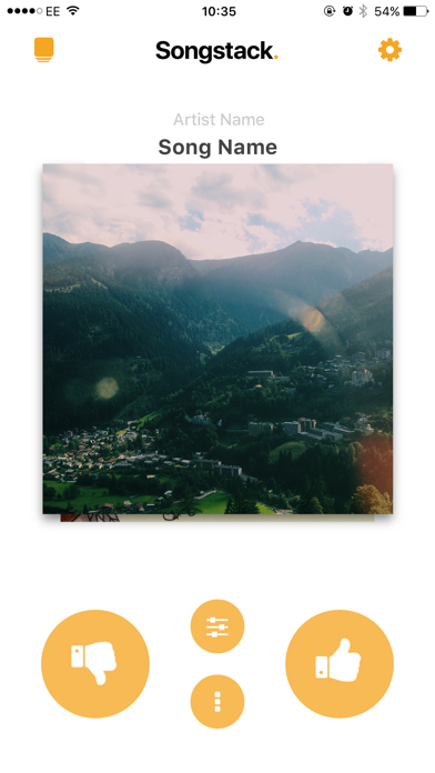 Screenshot #1 pour Songstack: discover new music