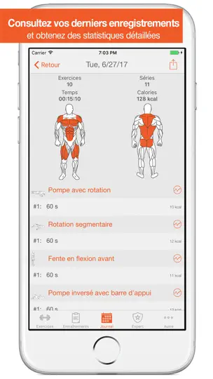 Capture d'écran de Fitness Point. sur iPhone 4