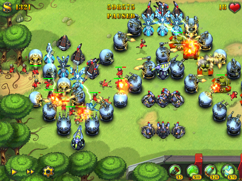Fieldrunners for iPad - náhled