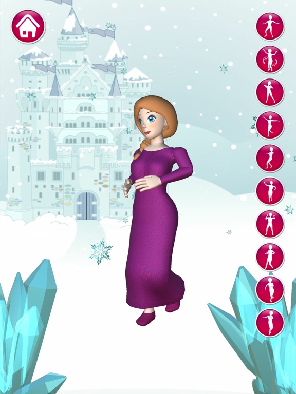Screenshot #5 pour neige jeu de danse queen - princesse danse