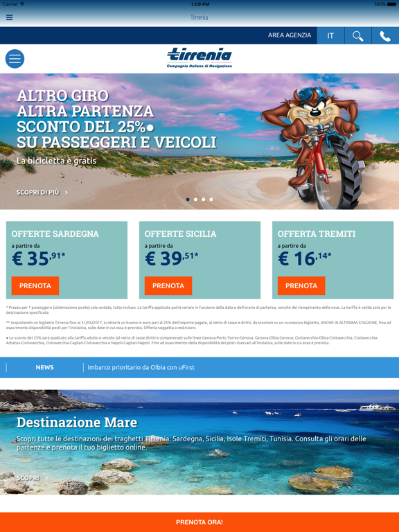 Screenshot #4 pour Tirrenia