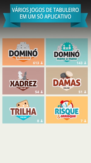 Jogos de Tabuleiro Online - Dominó, Xadrez, Damas - 适用于Android