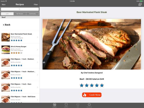 Screenshot #4 pour SmartGrill by Lynx