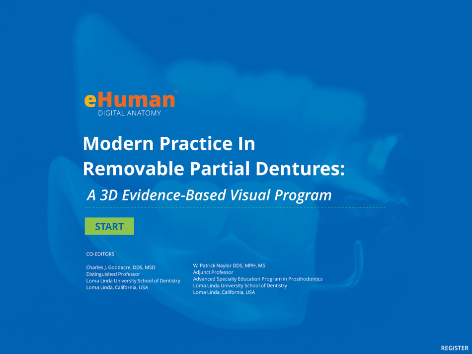 #3. Removable Partial Dentures (iOS) By: eHuman Inc.