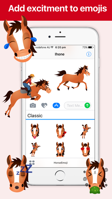 How to cancel & delete Horse Emoji - Fun Mojis & Stickers from iphone & ipad 3