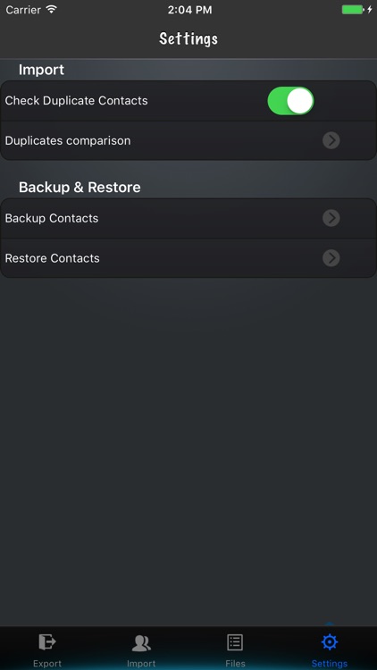 Contacts to vCard Lite screenshot-4