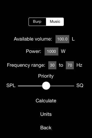 Woofer Box Calculator screenshot 3