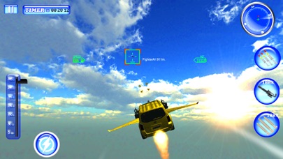 Flying Jeep Gunship Battle 3D 2017 screenshot 5