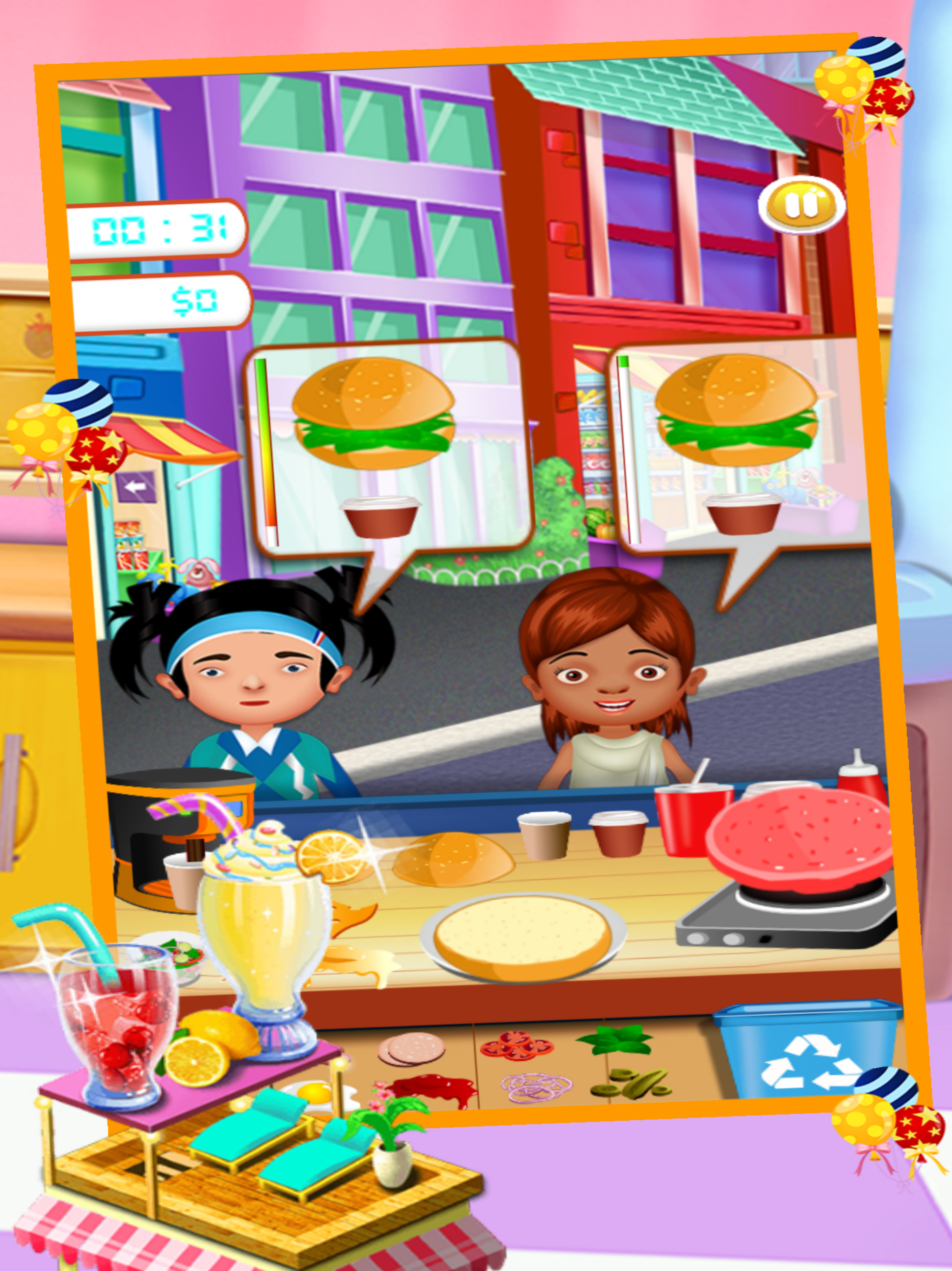 Cooking Hamburger Starter Kit