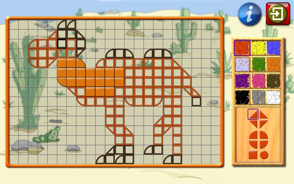 #3. Kids Mosaic Art Shape and Color Picture Puzzles (macOS) 由: Espace Pty Ltd