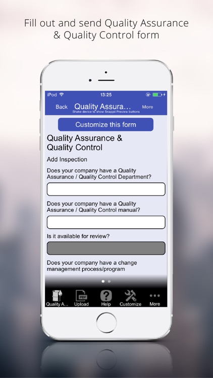 Oil and Gas Quality Control Inspection