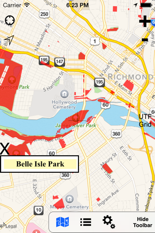 MBTiles GPS screenshot 2