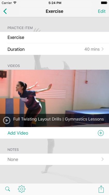 InfiniteGymnastics Practice Planner